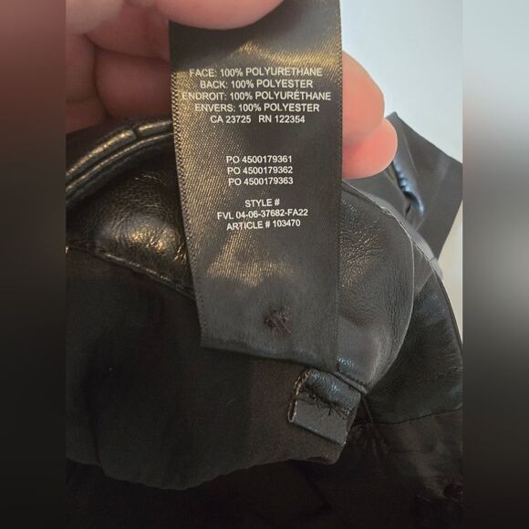 Aritzia Wilfred Cabaret Faux Leather Flare Pants Size 6 - Picture 4 of 11